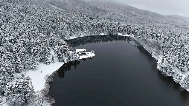 Bolu'nun İncisi Beyaza Büründü