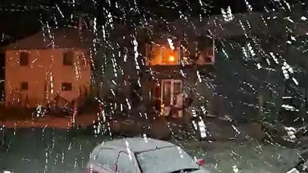 Bolu'nun Yüksek Kesimlerine Kar Yağdı