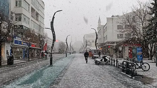 Bolu'ya Lapa Lapa Kar Yağıyor