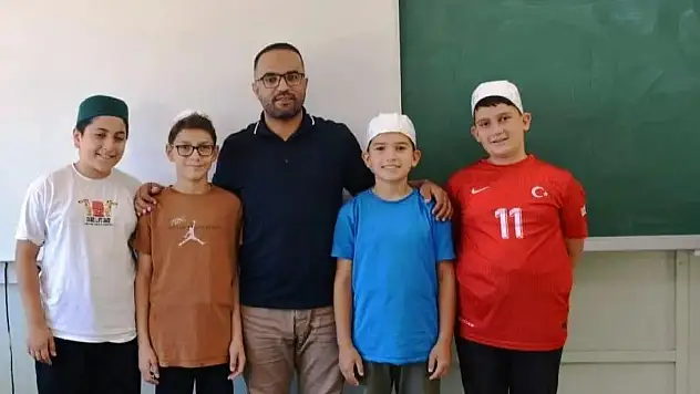 Boyabat'ta 4 öğrenciden gururlandıran hafızlık başarısı