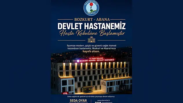 Bozkurt-Abana Devlet Hastanesi Hasta Kabulüne Başladı