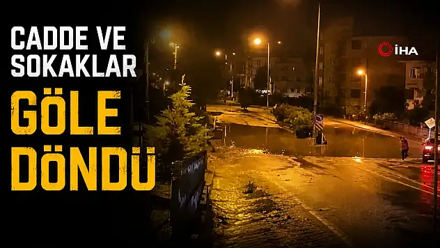 Cadde Ve Sokaklar Göle Döndü