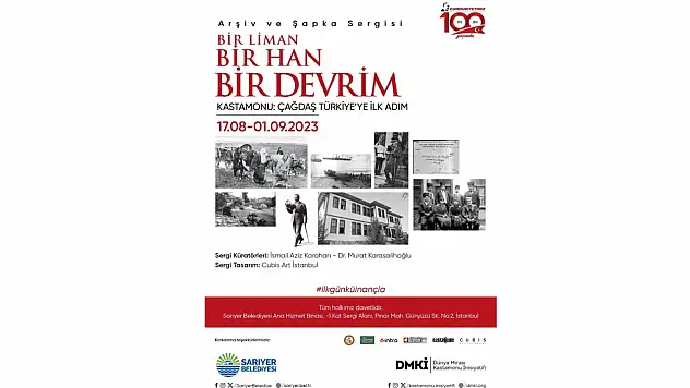 Çağdaş Türkiye'de İlk Adım Sergisi açılacak