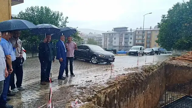 Camii İnşaatı Temel Atma Töreni Yapıldı