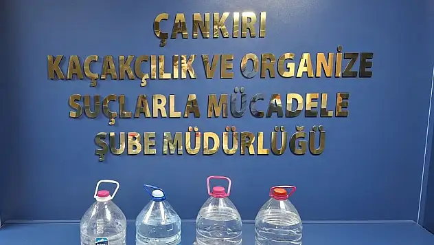 Çankırı'da 15 Litre Kaçak Alkol Ele Geçirildi
