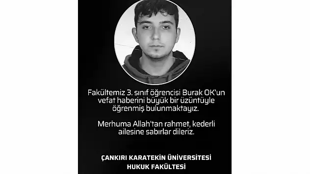 Çankırı'da 23 yaşındaki üniversite öğrencisi evinde ölü bulundu