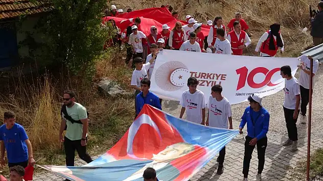 Çankırı'da İstiklal Yolu yürüyüşü yapıldı