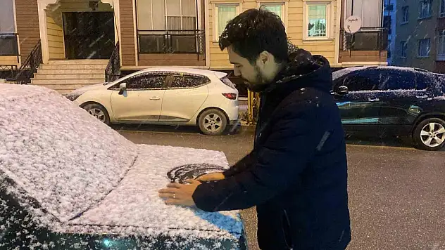 Çankırı'da Kar Yağışı Etkili Oldu