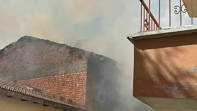 Çankırı'da Korkutan Ev Yangını