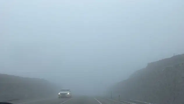 Çankırı'da Sis Görüş Mesafesini Düşürdü