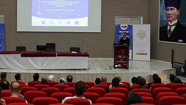 Çankırı'da Sosyal Girişimcilik Mali Destek Programı tanıtıldı