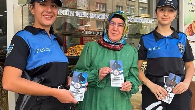 Çankırı'da vatandaşlar dolandırıcılığa karşı uyarıldı