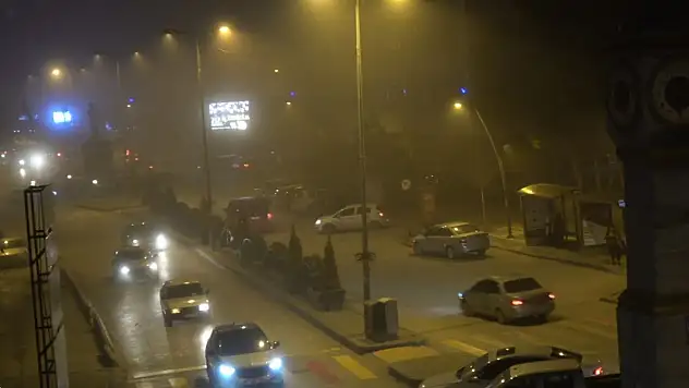 Çankırı'da Yoğun Sis Etkili Oluyor