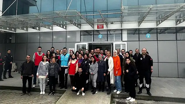 Çatalzeytin'de HAP Tatbikatı