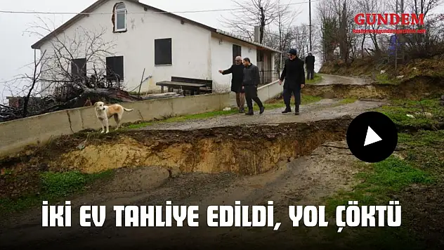 Çatalzeytin'de Heyelan Tehlikesi!