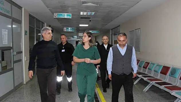 Çaycuma Devlet Hastanesi Ve 112 İstasyonlarına Gece Denetimi