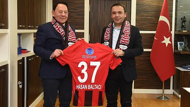 Cengiz Aygün'den, Belediye Başkanı Hasan Baltacı'ya Ziyaret