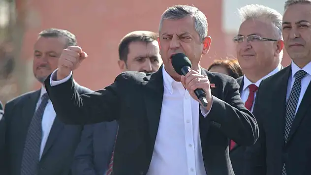 CHP Genel Başkanı Özel Çorum'da Konuştu