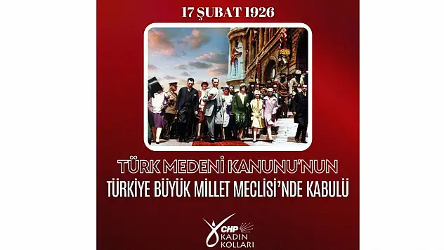CHP İl Kadın Kolları Başkanlığı: 'Medeni Kanunumuz, Bir Kadın Devrimidir'