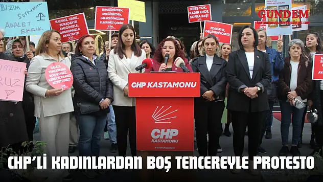 CHP'li Kadınlardan Boş Tencereyle Protesto