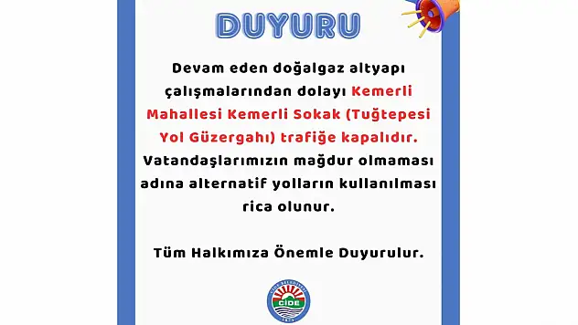 Cide Belediyesi Duyurdu 