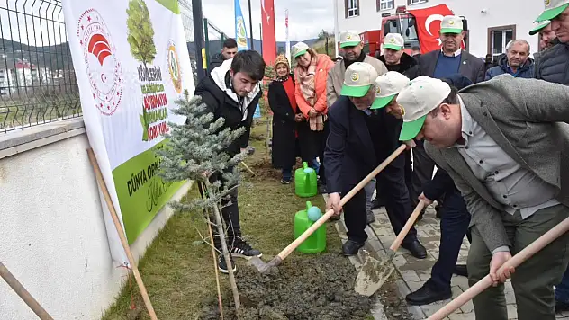 Cide'de Fidanlar Toprakla Buluştu