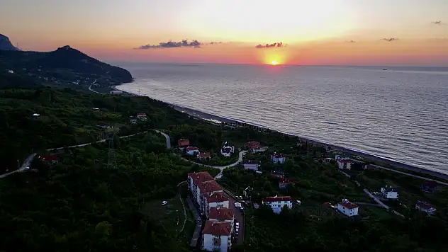 Cide'de Kartpostallık Gün Batımı