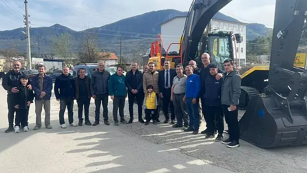Cide'de Yeni İş Makinesi İçin Kurban Kesildi