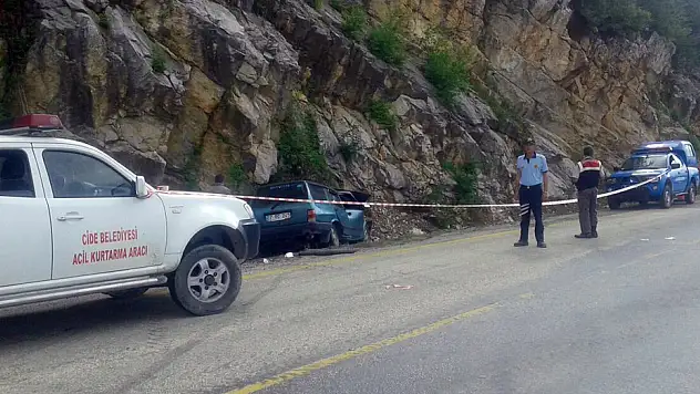 Cide'de trafik kazası: 1 yaralı