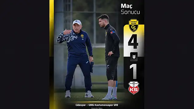 Cidespor'dan Yeni Sezon Öncesi Galibiyet