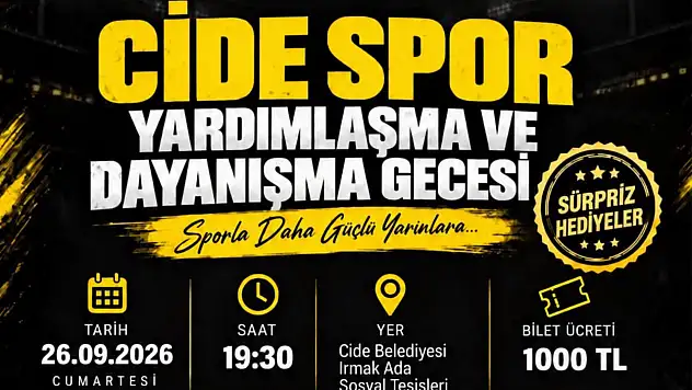 Cidespor İçin Yardımlaşma Ve Dayanışma Gecesi
