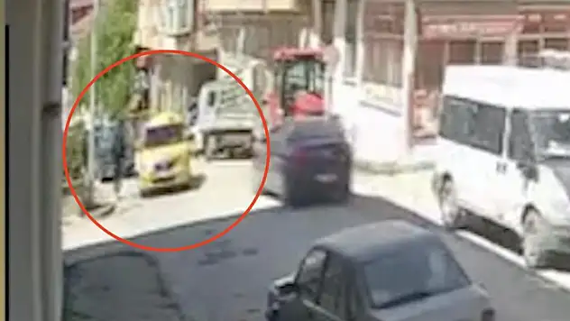 Cinayet Zanlısının Taksiye Binme Anı Kamerada