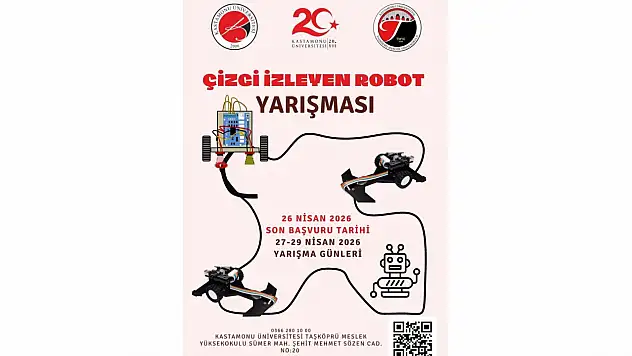 Çizgi İzleyen Robot Yarışması Düzenlenecek