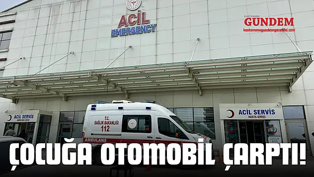 Çocuğa Otomobil Çarptı!
