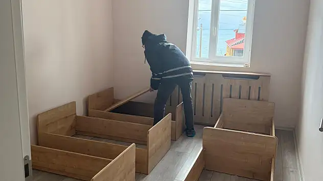 Çocuk Gündüz Bakım Evinde Çalışmalar Sürüyor