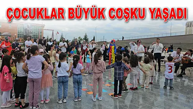 Çocuklar Büyük Coşku Yaşadı