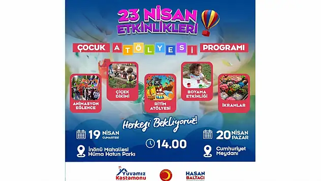 Çocuklar Eğlenceye Doyacak
