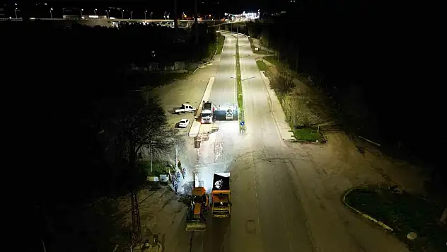 Çorum Belediyesi'nde Gece Mesaisi
