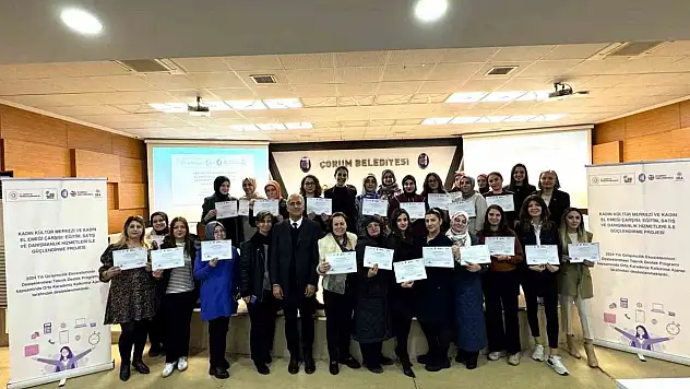 Çorum Belediyesi'nden Girişimci Kadınlara Destek