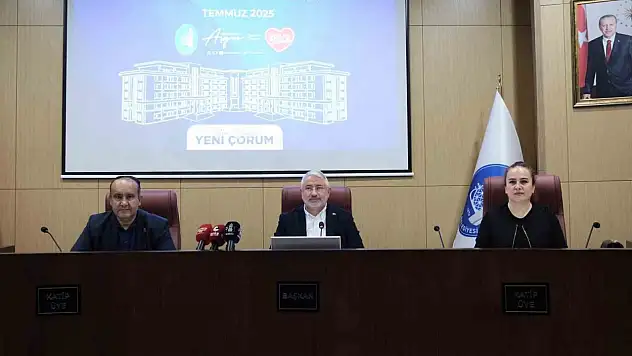 Çorum Belediyesi'ne Araç Ve İş Makinesi Filosu İçin 15 Milyon TL'lik Destek