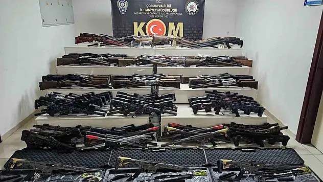 118 Adet Ruhsatsız Av Tüfeği Ele Geçirildi