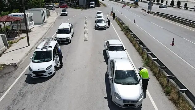 Çorum'da 480 Araç Trafikten Men Edildi