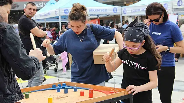 Çorum'da Aileler Festivalde Buluştu