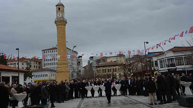 Çorum'da bayramlaşma törenine yoğun katılım