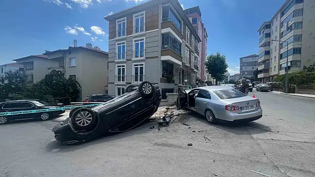 Çorum'da cip ile otomobil çarpıştı: 2 yaralı