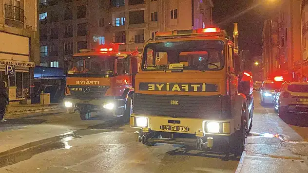 Çorum'da Halı Yıkama Merkezinde Yangın
