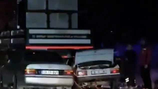 Çorum'da Feci Kaza : 1 Ölü, 1 Yaralı