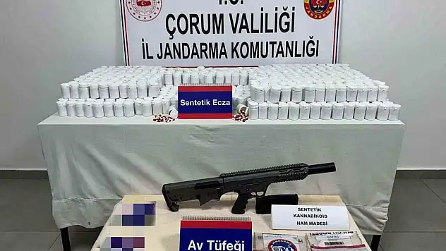 Çorum'da Jandarma Ekiplerinden Uyuşturucu Operasyonu: 5 Gözaltı