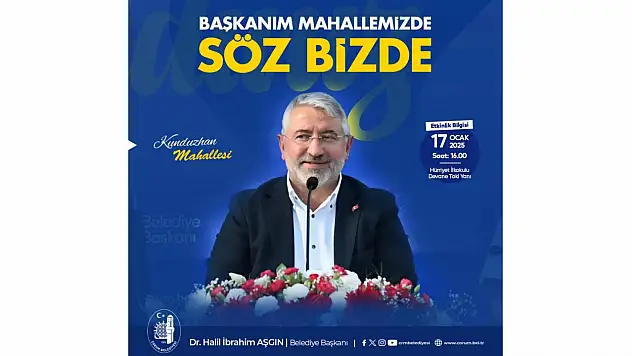 Çorum'da Mahalle Buluşmaları Devam Ediyor