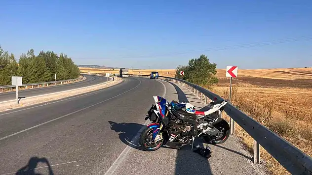 Çorum'da Motosiklet Kazası: 1 Yaralı